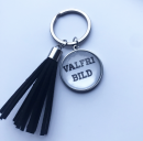 Nyckelring med tofs - valfri BILD