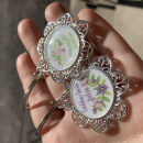 Blomma  - världens bästa fröken (lila)