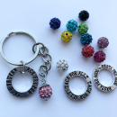 Nyckelring med budring 